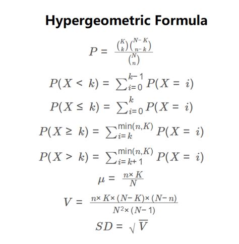 Image result for Hypergeometric Distribution Calculator