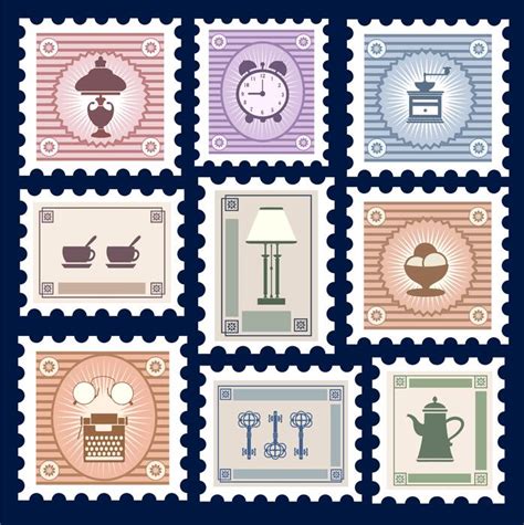 Old Postage Stamp Vector 的图像结果