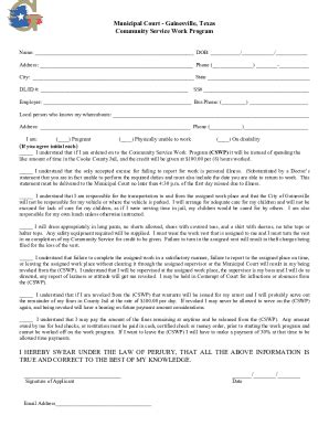 Fillable Online gainesville tx Municipal Court - Gainesville, Texas ...