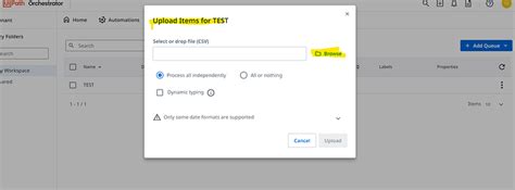 Image result for Load CSV into Queue UiPath
