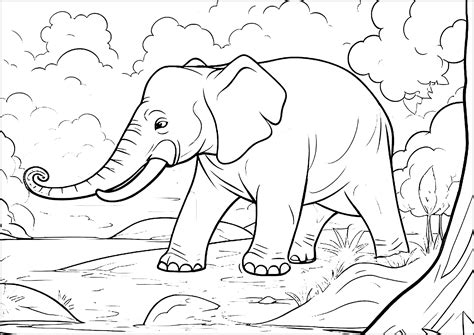 Elephants Printable Coloring Pages Stewart 5 Elephant Coloring Pages!