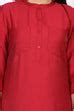 Buy Red Solid Straight Kurta with Cullotes Set Online for Woman | Shop ...