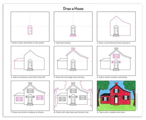 Image result for Drawing House Tutorial