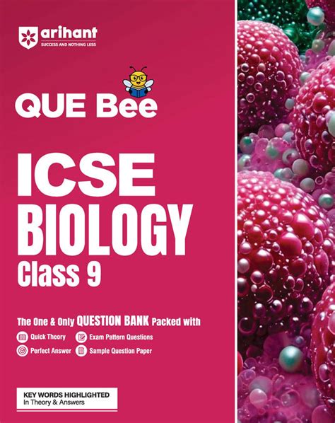 Shop ICSE Class 9 Biology QUE Bee Question Bank Book Exam 2026 ...