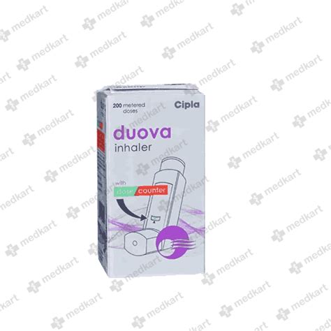 DUOVA INHALER 200 MD, Price, Composition & Generic Alternatives - Medkart