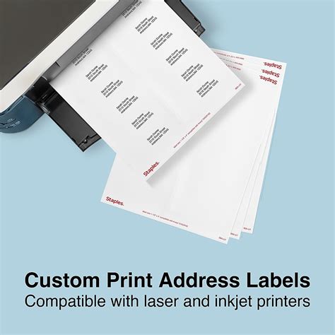 Staples Laser/Inkjet Address Labels, 1 1/3 x 4, India | Ubuy