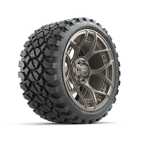 Buy MadJax Evolution Matte Bronze 15" Lifted Golf Cart Wheels ed on 23 ...