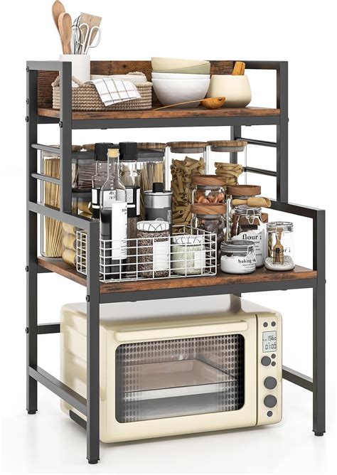 GOFLAME Microwave Stand Countertop, 3-Tier Microwave India | Ubuy