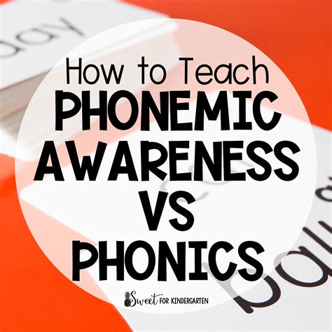 What is the Difference Between Phonemic Awareness and Phonics ...