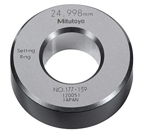 Mitutoyo 177-139 Setting Ring, 25mm Size, 15mm Width, 53mm Outside ...