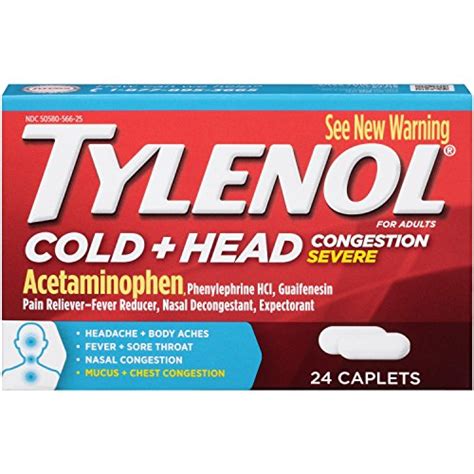 Buy Cold + Head Congestion Severe Medicine Cets for Cold & Flu Symptom ...