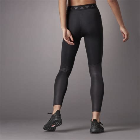 adidas Women's Training Hyperglam High-Rise Long Tights - Black | Free ...