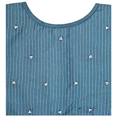 GOODWILL Girl's Gathered Cap Sleeve Silk Frock-GWK-018Turquoise_1-2 ...