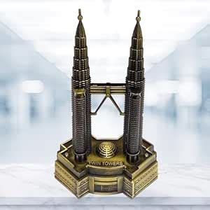 GIFTWA Malaysia Twin Tower Decorative Showpiece | Metal Miniature ...