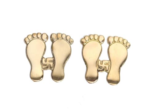 Buy The Spiritual Living Brass Laxmi Charan Paduka (लक्ष्मी पैर) II for ...