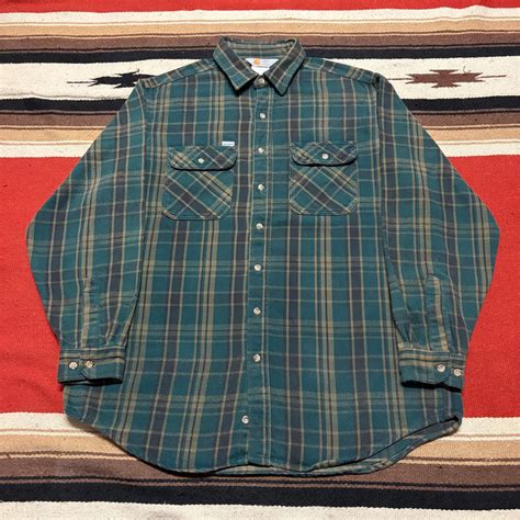 80s~ Carhartt Heavy Flannel Shirt | DESERTSNOW