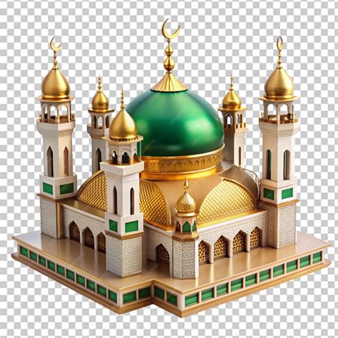 Mosque model for muharram display | Premium AI-generated PSD