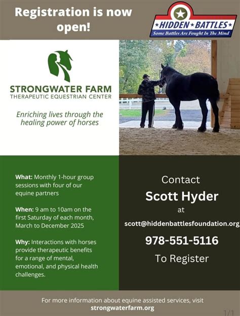 Equine Therapy Program, Strongwater Farm Therapeutic Equestrian Center ...