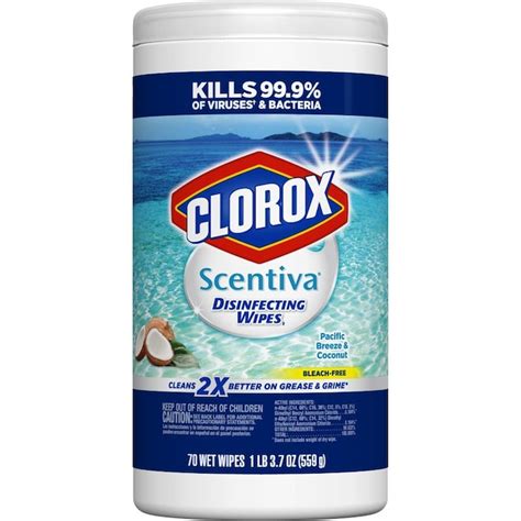 Clorox Scentiva 70-Count Pacific Breeze and Coconut Disinfectant Liquid ...