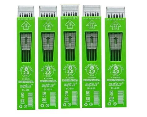 Amazon Brand - Umi 2.0 mm Mechanical Lead Core Pencil Lead Box Set of 5 ...