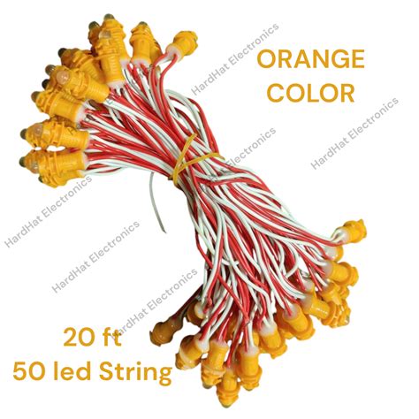 Orange color led (20ft 12 volt) – HardHat Electronics