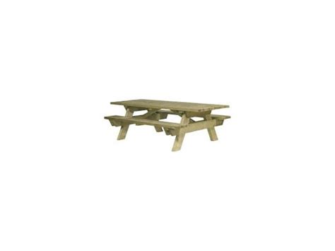 Table pique nique PMR en pin Berlin | Contact NORMEQUIP