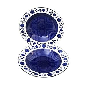 VolCraft Ceramic/Stoneware Serving Deep Pasta/Soup Plates - 2 Pieces ...