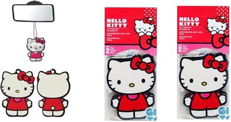 Buy Hello Kitty Core Paper Air Freshener - Strawberry x 2 Pack 4pc ...