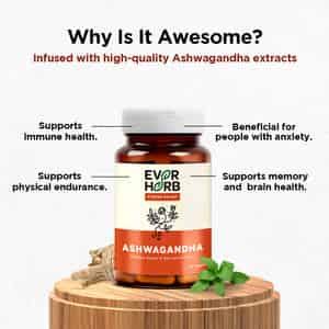 Buy EVERHERB (BY PHARMEASY) ASHWAGANDHA-IMMUNITY BOOSTER CAPSULES ...