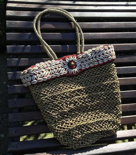 Image result for How to Design a Bag Using Cowrie Shells