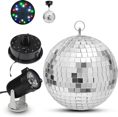 8 Disco Light Mirror Ball Kit for DJ Stage Party Room Decoration in ...