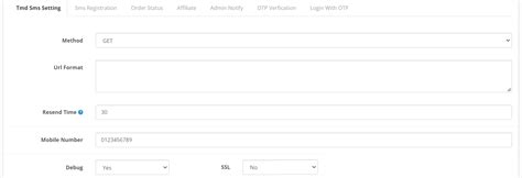 Opencart - SMS OTP Verification