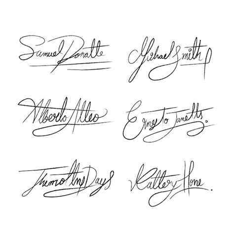 Images de Signature exemple – Téléchargement gratuit sur Freepik