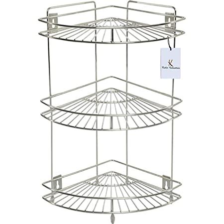 Kuber Industries Stainless Steel Storage Rack, Silver (CTKTC1347 ...