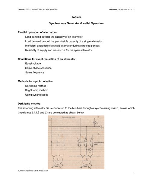 Image result for Synchronization of Parallel Generator