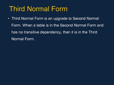 Third Normal Form 的图像结果