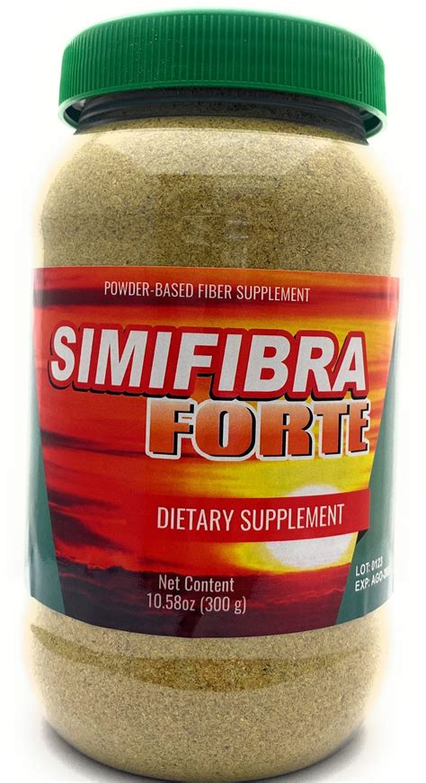 Simifibra Forte 10 58 Oz Suplemento Alimenticio Polvo Para Preparar ...