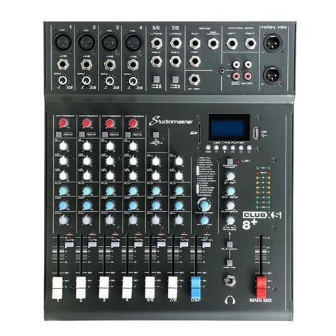 Studio Master Club XS - 8+ , 8 channel Analog Mixer – Beats The Musical ...