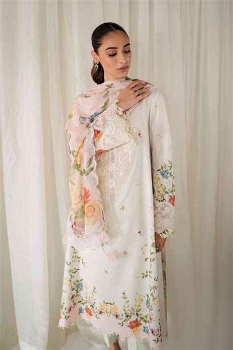 Qalamkar Qprints Eid Edit Lawn – AR-03 JOSE – YourLibaas