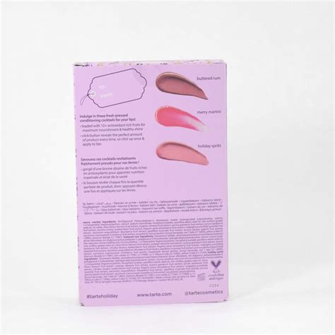 Buy Tarte Maracuja Juicy Lip Balm Trio Holiday Makeup Pack - Buttered ...