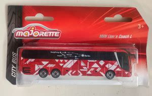 Majorette MAN Lion's Coach L from City Bus series , One Piece Toy car ...