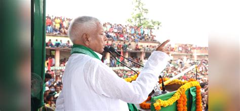 After Political Exile, Lalu Prasad Yadav's First Public Speeches Cast a ...