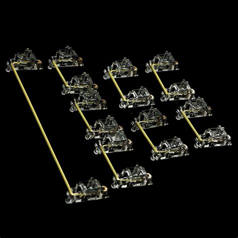 Clear PCB Mount Stabilizers for Mechanical Keyboard 104 Keys– UNIQKART
