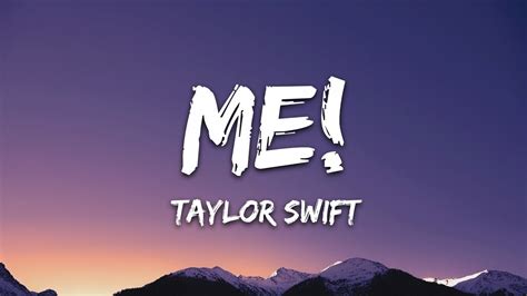 Taylor Swift - ME! (Lyrics) ft. Brendon Urie Chords - Chordify