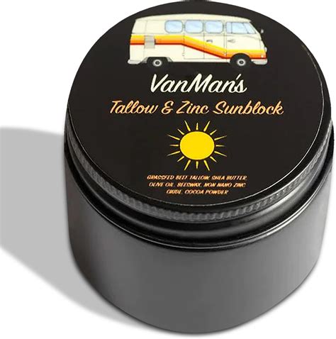 Amazon.com: Tallow & Zinc SunBlock (2 oz) - Water Resistant 25 SPF ...