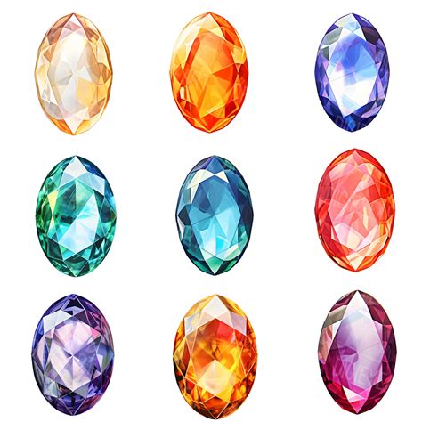 Crystals Gemstones Clipart Crystal Gems Clip Art Png - Etsy