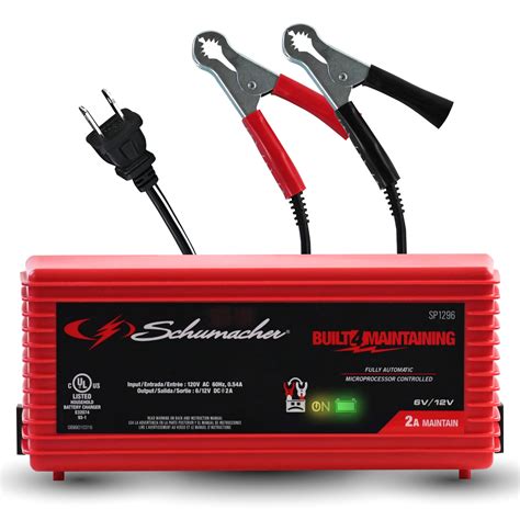 Schumacher Electric 2a Car Battery Charger And Maintainer 3 In ...