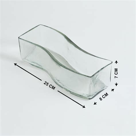 Buy Contour Glass Decorative Tray from Home Centre at just INR 799.0