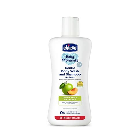 Buy Chicco Baby Moments Gentle Bodywash & Shampoo with Green Apple ...