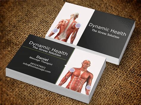 Massage Therapy Business Card Templates - Ablebionics